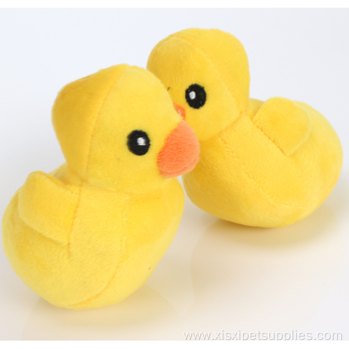 yellow duck stuffed designer squeaky plush toys